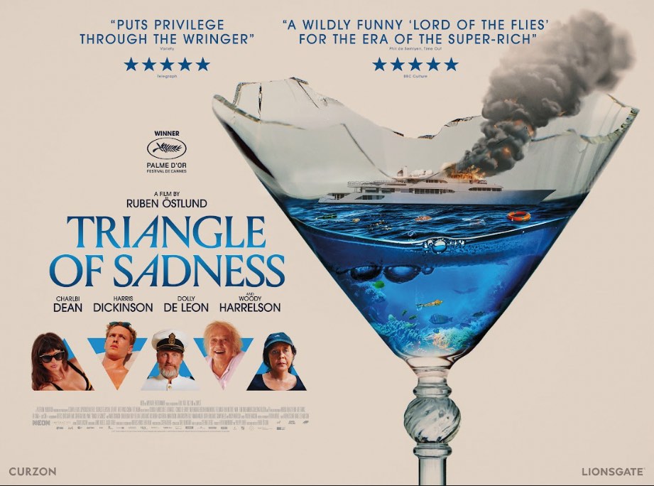 Triangle of Sadness UK poster