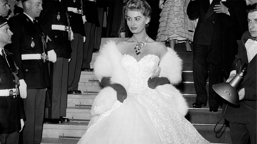 Sophia Loren at the 8th Cannes Film Festival, 1955