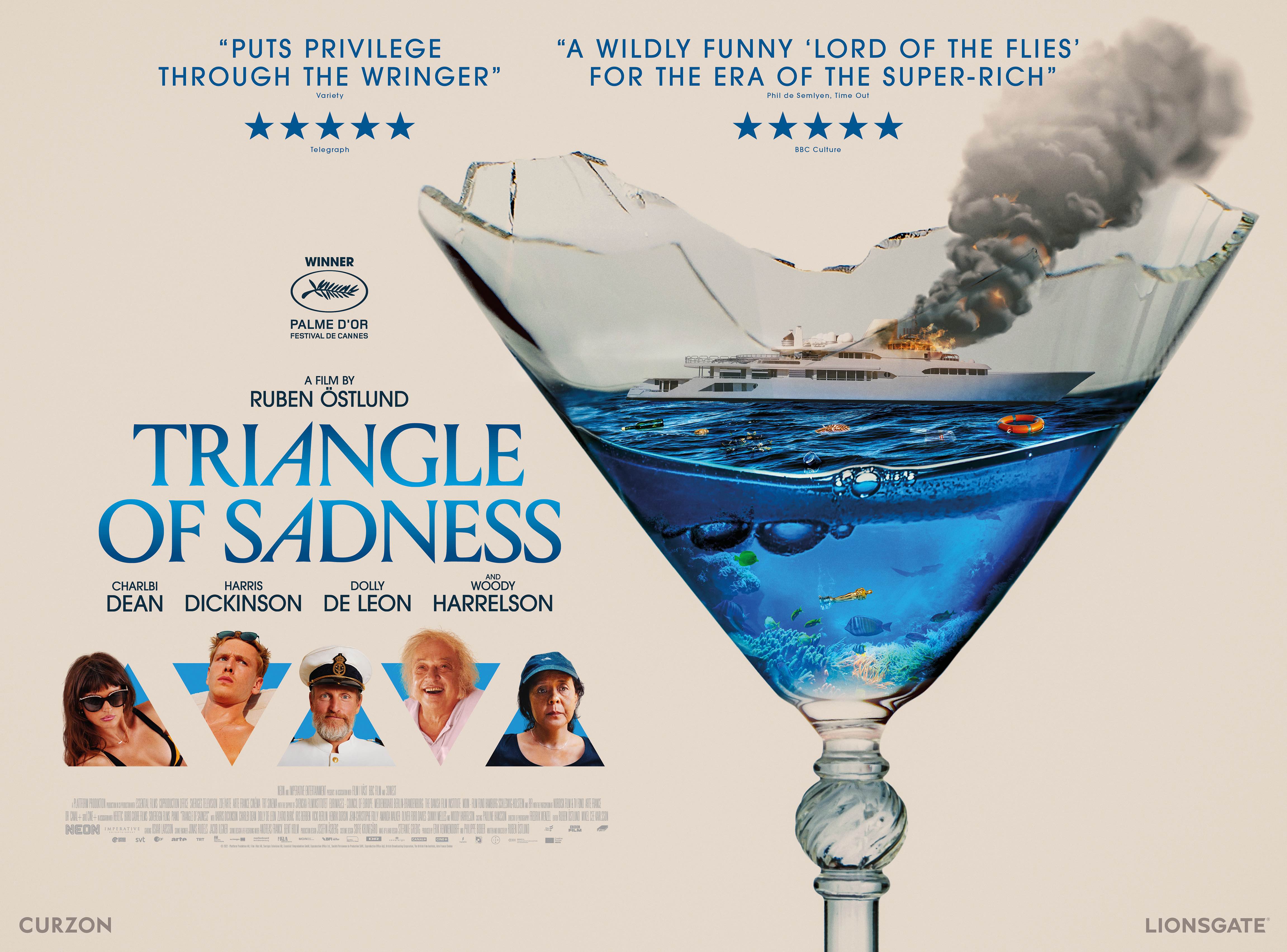 Triangle of Sadness UK Poster